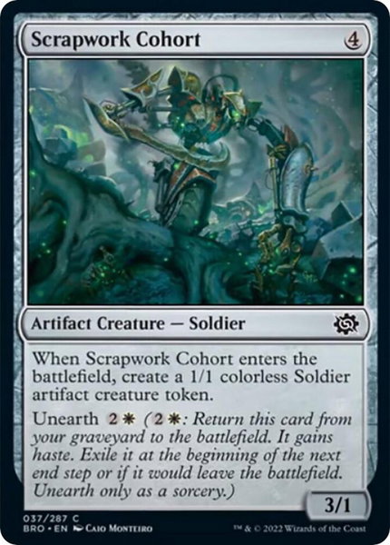Scrapwork Cohort trading card from The Brothers' War Scrapwork Cohort - The Brothers' War Magic: The Gathering trading card