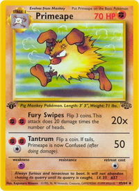 Primeape - Jungle (JU) #43/64 - Uncommon Pokémon Trading Card
