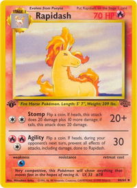 Rapidash - Jungle (JU) #44/64 - Uncommon Pokémon Trading Card
