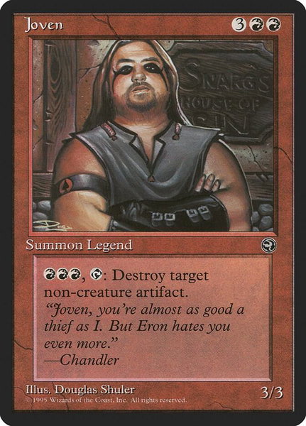 Joven - Homelands Magic: The Gathering trading card