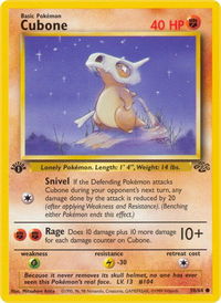 Cubone - Jungle (JU) #50/64 - Common Pokémon Trading Card