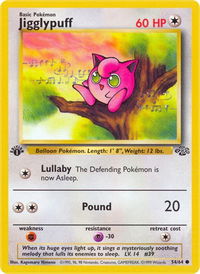 Jigglypuff - Jungle (JU) #54/64 - Common Pokémon Trading Card
