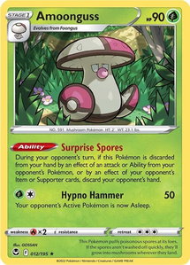 Amoonguss - SWSH12: Silver Tempest (SWSH12) #012/195 - Rare Pokémon Trading Card