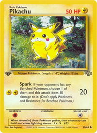 Pikachu - Jungle (JU) #60/64 - Common Pokémon Trading Card