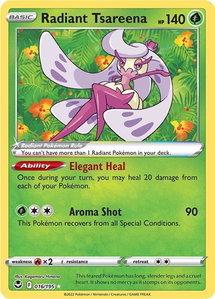 Radiant Tsareena - SWSH12: Silver Tempest (SWSH12) #016/195 - Radiant Rare Pokémon Trading Card