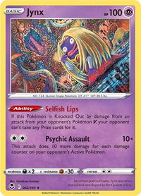 Jynx - SWSH12: Silver Tempest (SWSH12) #062/195 - Uncommon Pokémon Trading Card