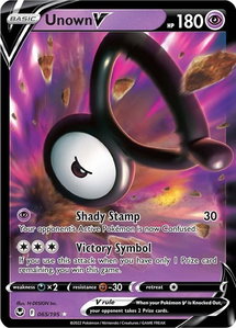 Unown V - SWSH12: Silver Tempest (SWSH12) #065/195 - Ultra Rare Pokémon Trading Card