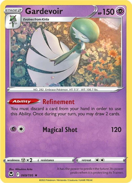 Gardevoir - SWSH12: Silver Tempest Pokémon trading card