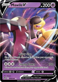 Mawile V - SWSH12: Silver Tempest (SWSH12) #070/195 - Ultra Rare Pokémon Trading Card