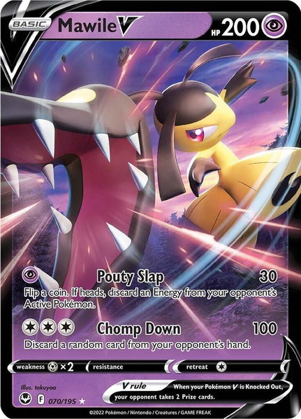 Mawile V - SWSH12: Silver Tempest Pokémon trading card
