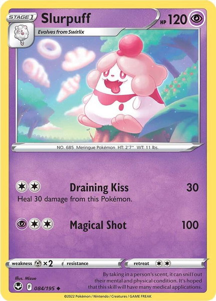 Slurpuff - SWSH12: Silver Tempest Pokémon trading card