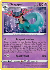 Dragapult - SWSH12: Silver Tempest (SWSH12) #089/195 - Holo Rare Pokémon Trading Card