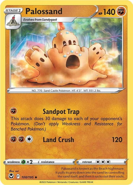 Palossand - SWSH12: Silver Tempest Pokémon trading card