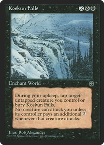 Koskun Falls - Homelands (HML) #55 - Rare Magic: The Gathering Trading Card