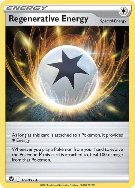 Regenerative Energy - SWSH12: Silver Tempest Pokémon trading card