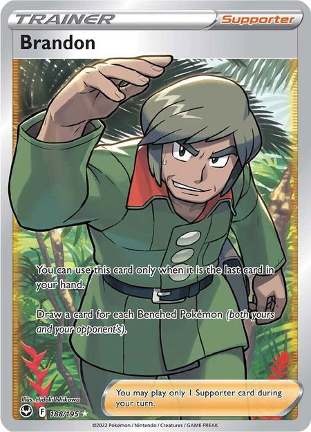 Brandon (Full Art) - SWSH12: Silver Tempest Pokémon trading card