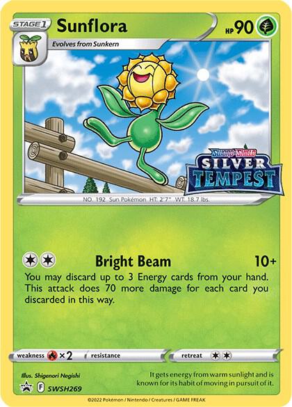 Sunflora - SWSH269 (Prerelease) - SWSH: Sword & Shield Promo Cards Pokémon trading card