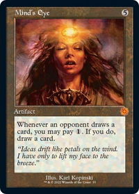 Mind's Eye - The Brothers' War: Retro Frame Artifacts (BRR) #33 - Mythic Magic: The Gathering Trading Card