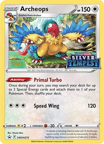 Archeops - SWSH272 (Prerelease) [STAFF] - SWSH: Sword & Shield Promo Cards Pokémon trading card