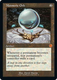 Mesmeric Orb - The Brothers' War: Retro Frame Artifacts (BRR) #31 - Mythic Magic: The Gathering Trading Card