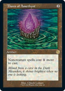 Thorn of Amethyst - The Brothers' War: Retro Frame Artifacts (BRR) #60 - Rare Magic: The Gathering Trading Card