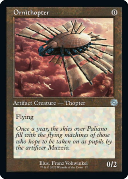 Ornithopter - The Brothers' War: Retro Frame Artifacts Magic: The Gathering trading card