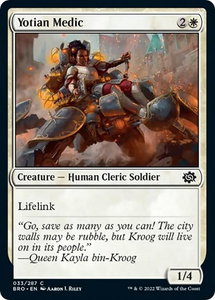 Yotian Medic - The Brothers' War (BRO) #33 - Common Magic: The Gathering Trading Card