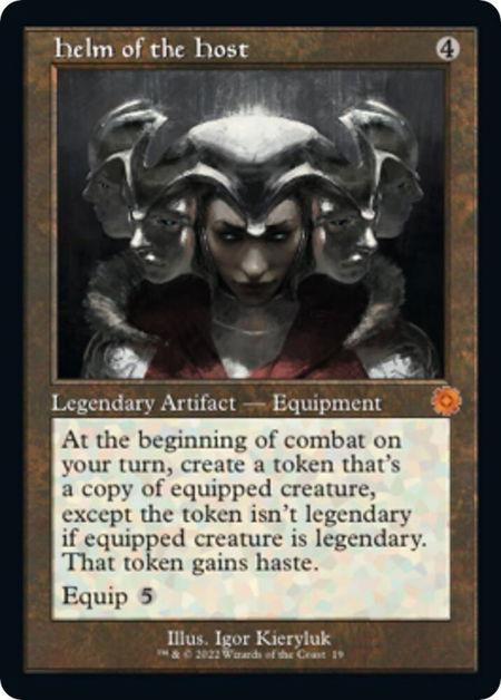 Helm of the Host - The Brothers' War: Retro Frame Artifacts Magic: The Gathering trading card