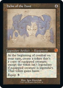 Helm of the Host (Schematic) - The Brothers' War: Retro Frame Artifacts (BRR) #82 - Mythic Rare Magic: The Gathering Trading Card