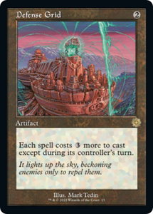 Defense Grid - The Brothers' War: Retro Frame Artifacts (BRR) #13 - Rare Magic: The Gathering Trading Card