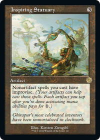Inspiring Statuary - The Brothers' War: Retro Frame Artifacts (BRR) #22 - Rare Magic: The Gathering Trading Card