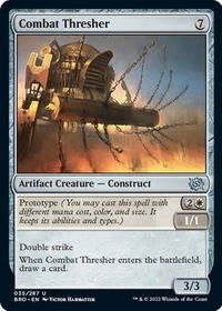 Combat Thresher - The Brothers' War (BRO) #35 - Uncommon Magic: The Gathering Trading Card