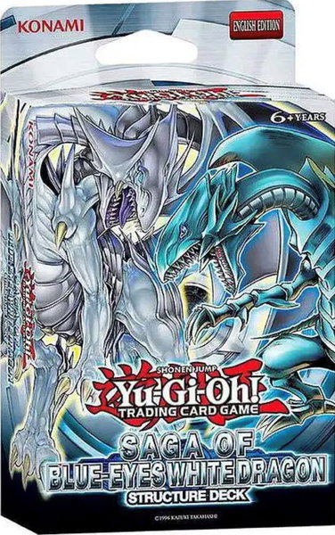 Structure Deck: Saga of Blue-Eyes White Dragon (2020 Date Reprint) - Structure Deck: Saga of Blue Eyes White Dragon (2020 Date Reprint) YuGiOh trading card
