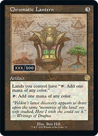 Chromatic Lantern (Schematic) (Serial Numbered) - The Brothers' War: Retro Frame Artifacts (BRR) #73z - Rare Magic: The Gathering Trading Card