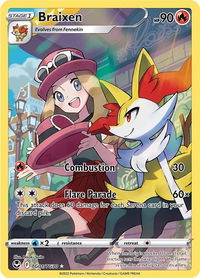 Braixen - SWSH12: Silver Tempest Trainer Gallery (SWSH12: TG) #TG01/TG30 - Ultra Rare Pokémon Trading Card