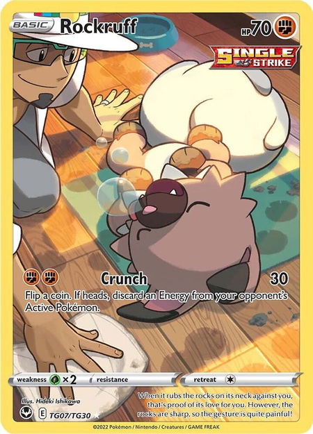 Rockruff - SWSH12: Silver Tempest Trainer Gallery Pokémon trading card