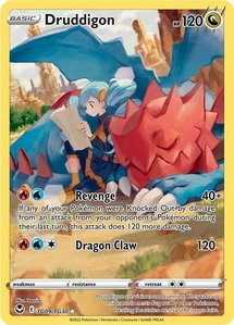 Druddigon - SWSH12: Silver Tempest Trainer Gallery (SWSH12: TG) #TG09/TG30 - Ultra Rare Pokémon Trading Card