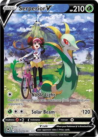 Serperior V - SWSH12: Silver Tempest Trainer Gallery (SWSH12: TG) #TG13/TG30 - Ultra Rare Pokémon Trading Card
