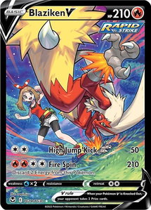 Blaziken V - SWSH12: Silver Tempest Trainer Gallery (SWSH12: TG) #TG14/TG30 - Ultra Rare Pokémon Trading Card