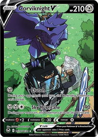 Corviknight V - SWSH12: Silver Tempest Trainer Gallery (SWSH12: TG) #TG18/TG30 - Ultra Rare Pokémon Trading Card