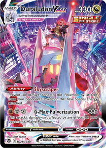 Duraludon VMAX - SWSH12: Silver Tempest Trainer Gallery (SWSH12: TG) #TG21/TG30 - Ultra Rare Pokémon Trading Card