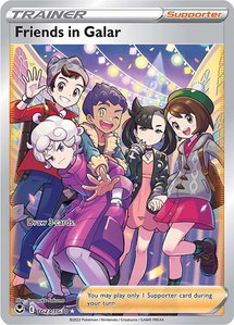 Friends in Galar - SWSH12: Silver Tempest Trainer Gallery (SWSH12: TG) #TG23/TG30 - Ultra Rare Pokémon Trading Card