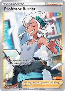 Professor Burnet - SWSH12: Silver Tempest Trainer Gallery (SWSH12: TG) #TG26/TG30 - Ultra Rare Pokémon Trading Card