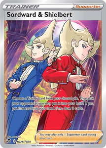 Sordward & Shielbert - SWSH12: Silver Tempest Trainer Gallery (SWSH12: TG) #TG28/TG30 - Ultra Rare Pokémon Trading Card