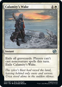 Calamity's Wake - The Brothers' War (BRO) #4 - Uncommon Magic: The Gathering Trading Card
