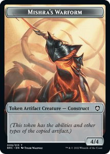Mishra's Warform // Inkling Double-sided Token - Commander: The Brothers' War (BRC) #9 // 7 - Token Magic: The Gathering Trading Card