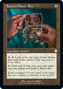 Kayla's Music Box (Retro Frame) - Commander: The Brothers' War (BRC) #15 - Rare Magic: The Gathering Trading Card