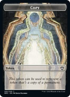 Copy // Powerstone Double-Sided Token trading card from Commander: The Brothers' War Copy // Powerstone Double-Sided Token - Commander: The Brothers' War Magic: The Gathering trading card