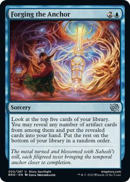 Forging the Anchor - The Brothers' War Magic: The Gathering trading card