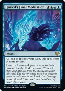 Hurkyl's Final Meditation - The Brothers' War (BRO) #52 - Rare Magic: The Gathering Trading Card